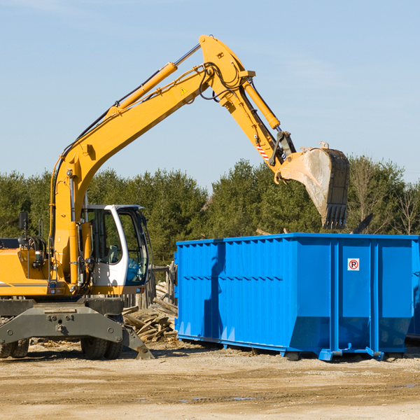 can i choose the location where the residential dumpster will be placed in Haven